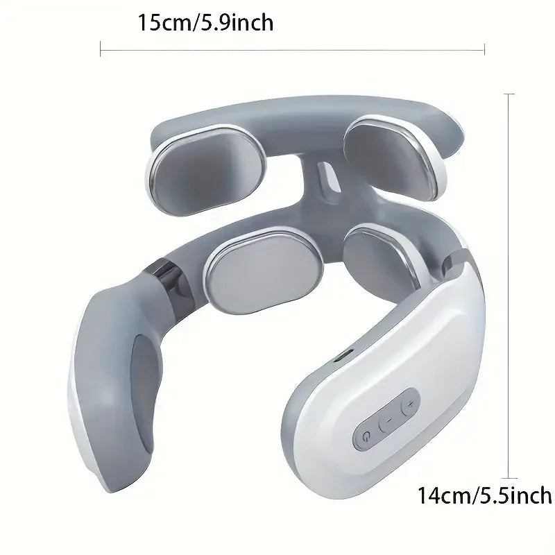 Relax Point™ 4D Electric Neck & Shoulder Massager with Heat – USB Rechargeable Deep Tissue Neck Relief