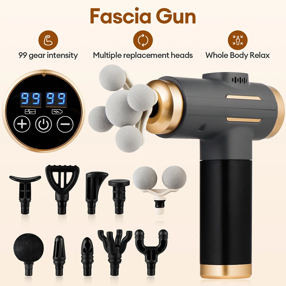 RelaxPoint™ 11-in-1 Pro Massage Gun