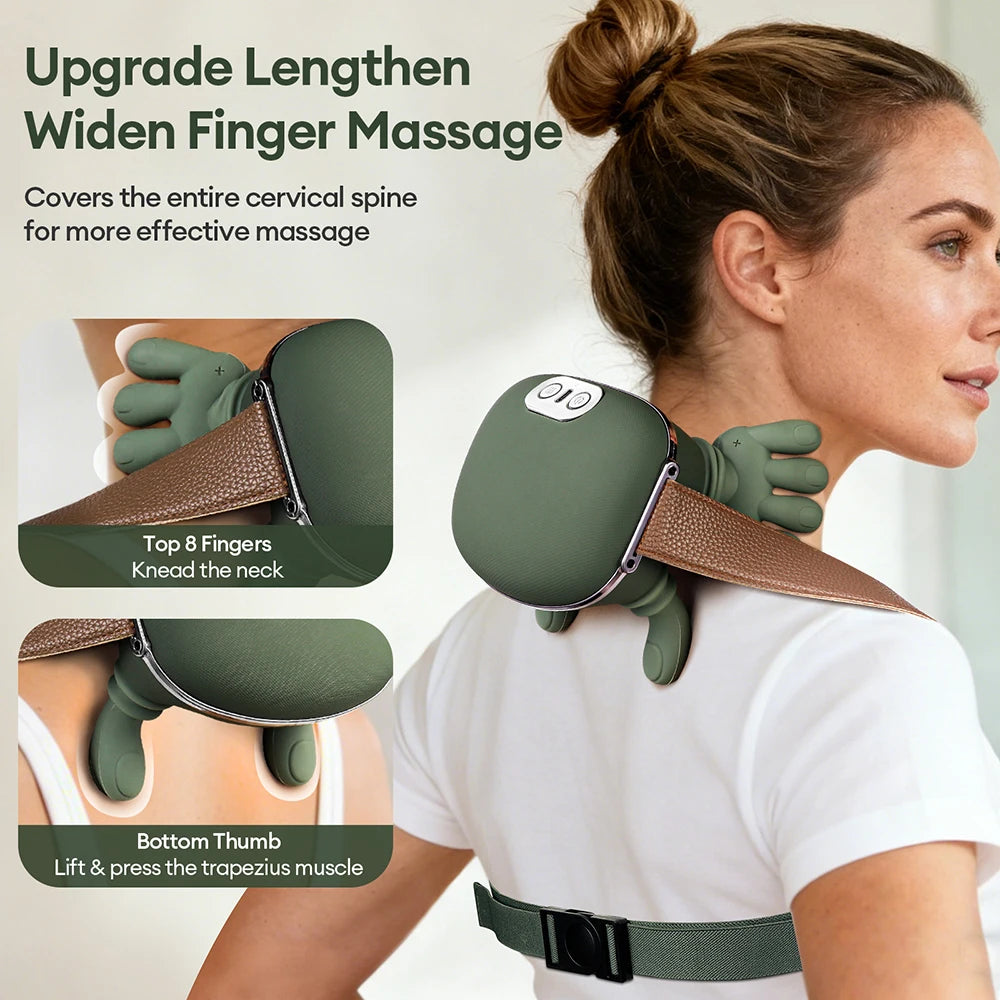 RelaxPoint™ 4D Neck & Shoulder Massager – Deep Tissue Pain Relief & Muscle Relaxation