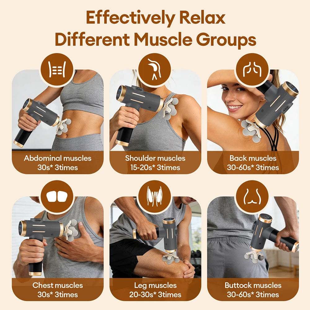 RelaxPoint™ 11-in-1 Pro Massage Gun
