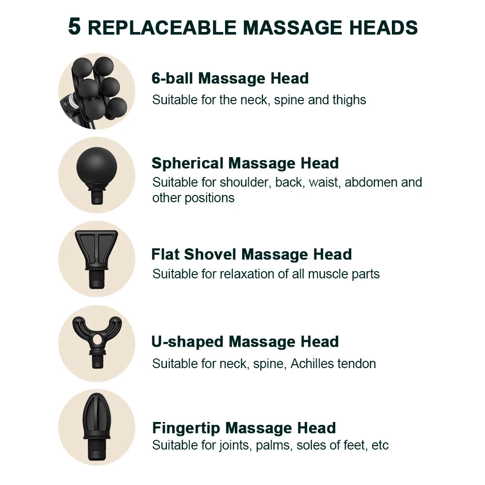 Relax Point™ Pro 6-Head Fascia Gun