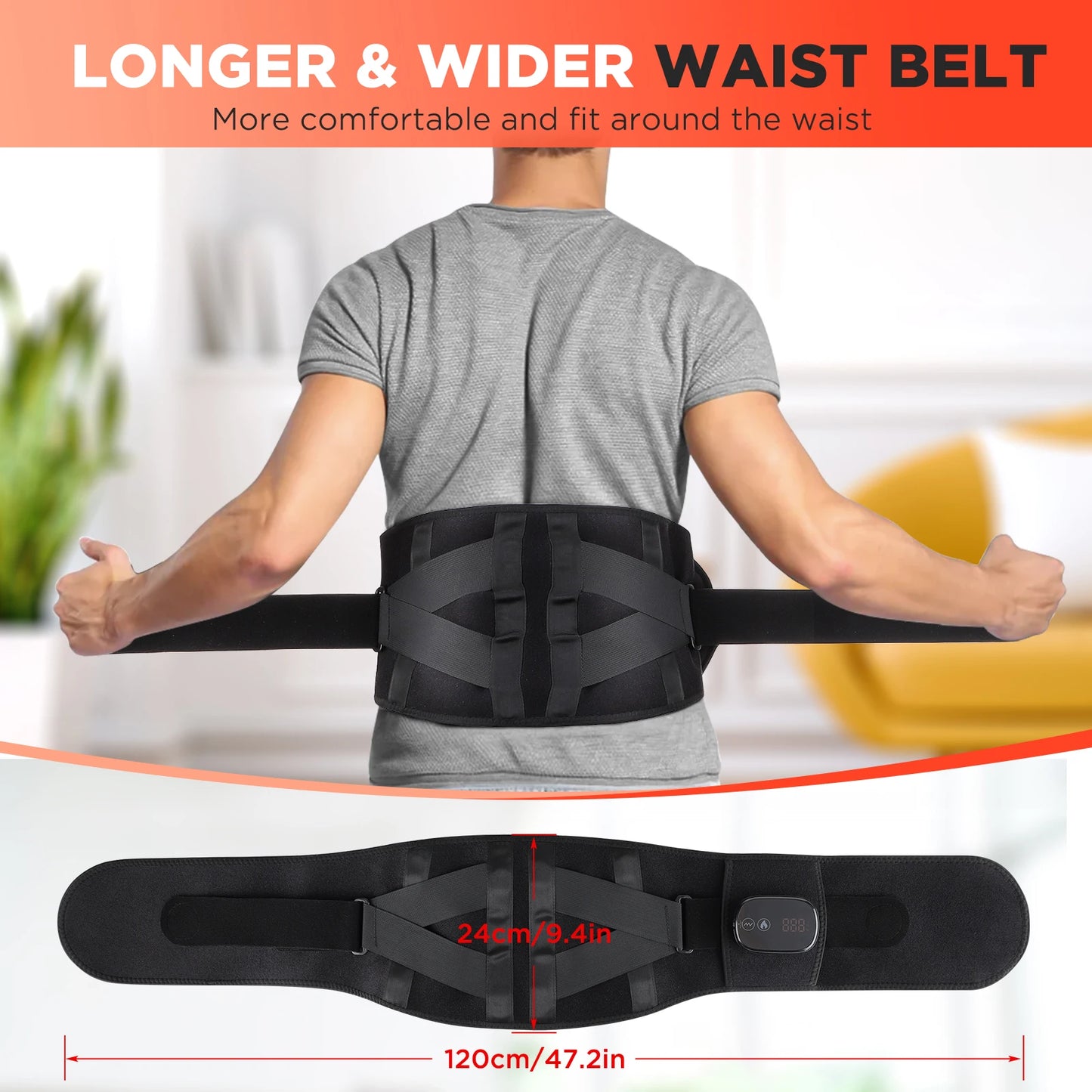 RelaxPoint™ Smart Heating Massage Belt