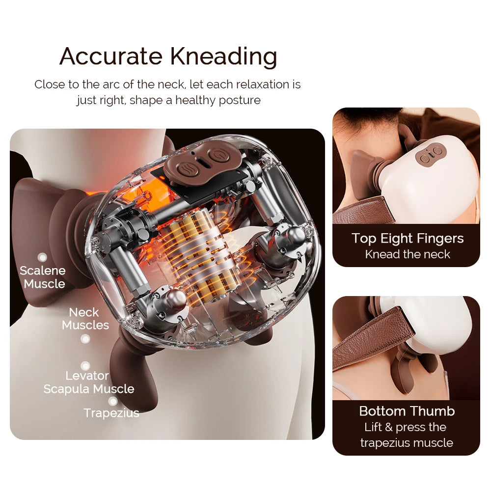 RelaxPoint™ 4D Trapezius Massager – Deep Tissue Neck & Shoulder Relief